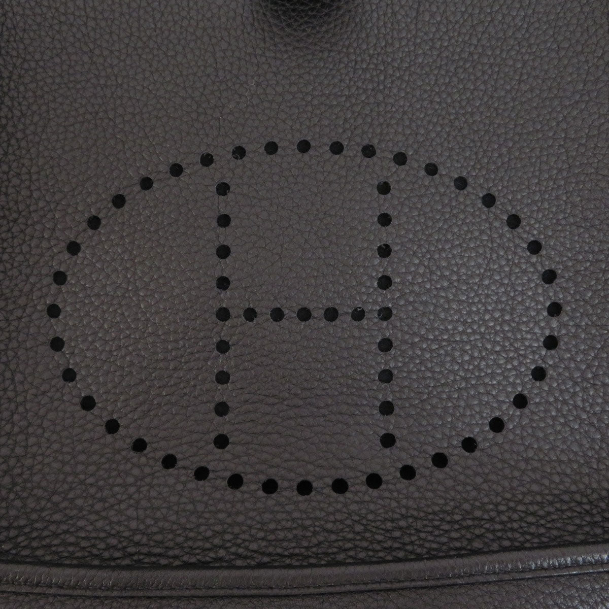 HERMES Evelyne 3 Black SilverHardware Shoulder Bag Togo Ladies [Used]