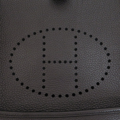 HERMES Evelyne 3 Black SilverHardware Shoulder Bag Togo Ladies [Used]