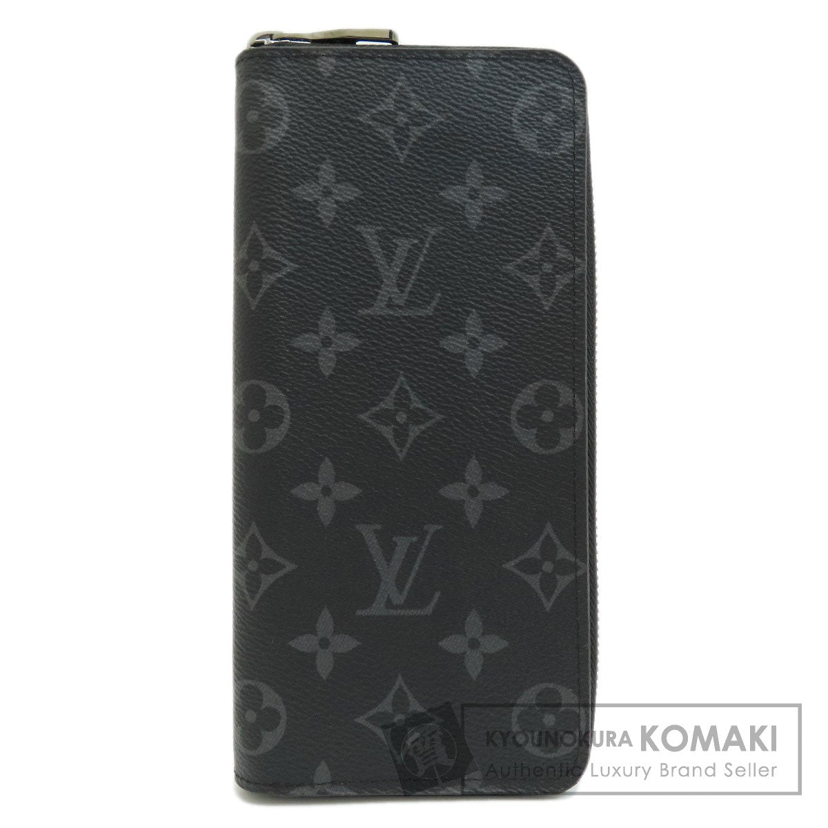 LOUIS VUITTON  M62295 Long wallet (with coin pocket) Zippy wallet Vertical Monogram Eclipse mens