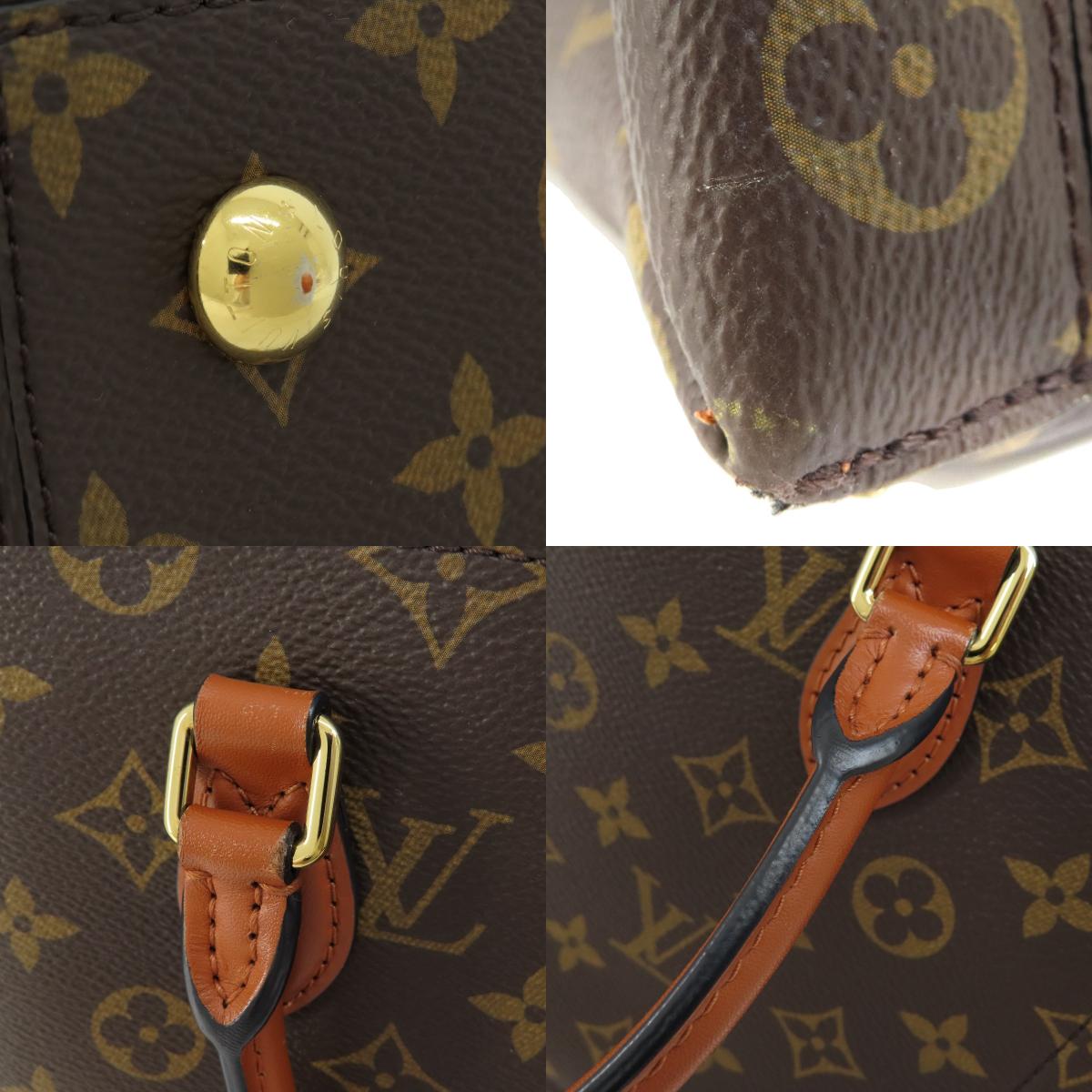 ルイヴィトン M43770 フラワートート モノグラム ハンドバッグ モノグラムキャンバス レディース 【中古】【LOUIS VUITTON】