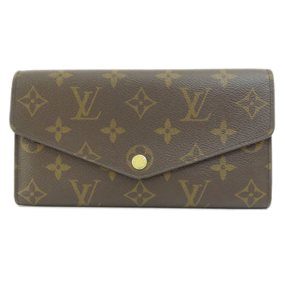 LOUIS VUITTON M62236 Portefeiulle Sarah Monogram Coquelicot Long wallet (with coin pocket) Monogram canvas Ladies [Used]