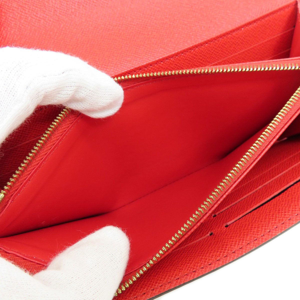 LOUIS VUITTON M62236 Portefeiulle Sarah Monogram Coquelicot Long wallet (with coin pocket) Monogram canvas Ladies [Used]