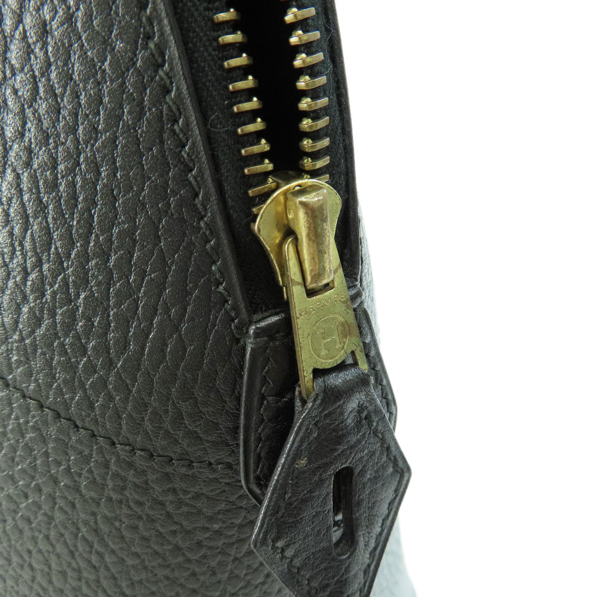 HERMES   Handbag Bolide37 Black Black GoldHardware Ardennes Ladies