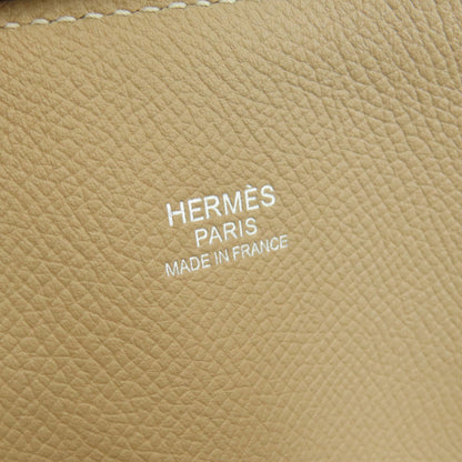 HERMES   Handbag Bolide Relax 35 Beige SilverHardware Epsom Ladies