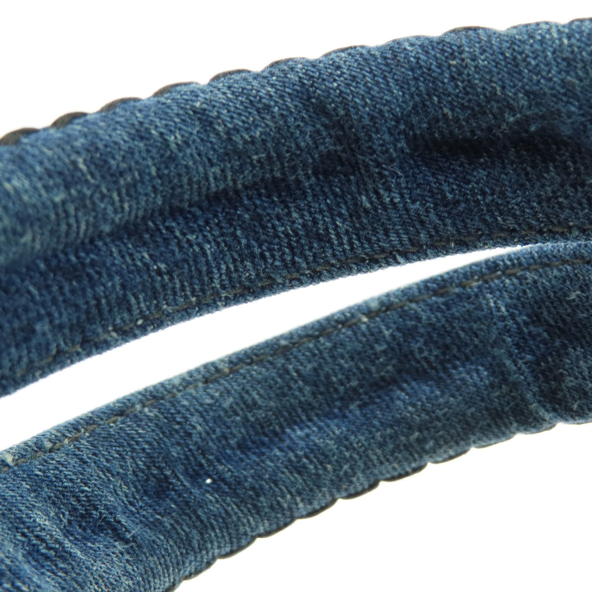 PRADA B1877B Canapa Handbag Denim Ladies [Used]