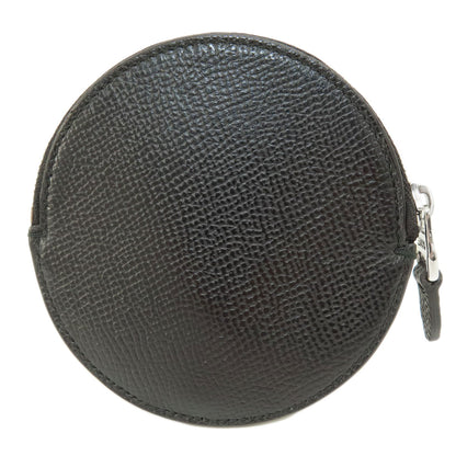 Dunhill Round shape coin purse Leather Ladies [Used]