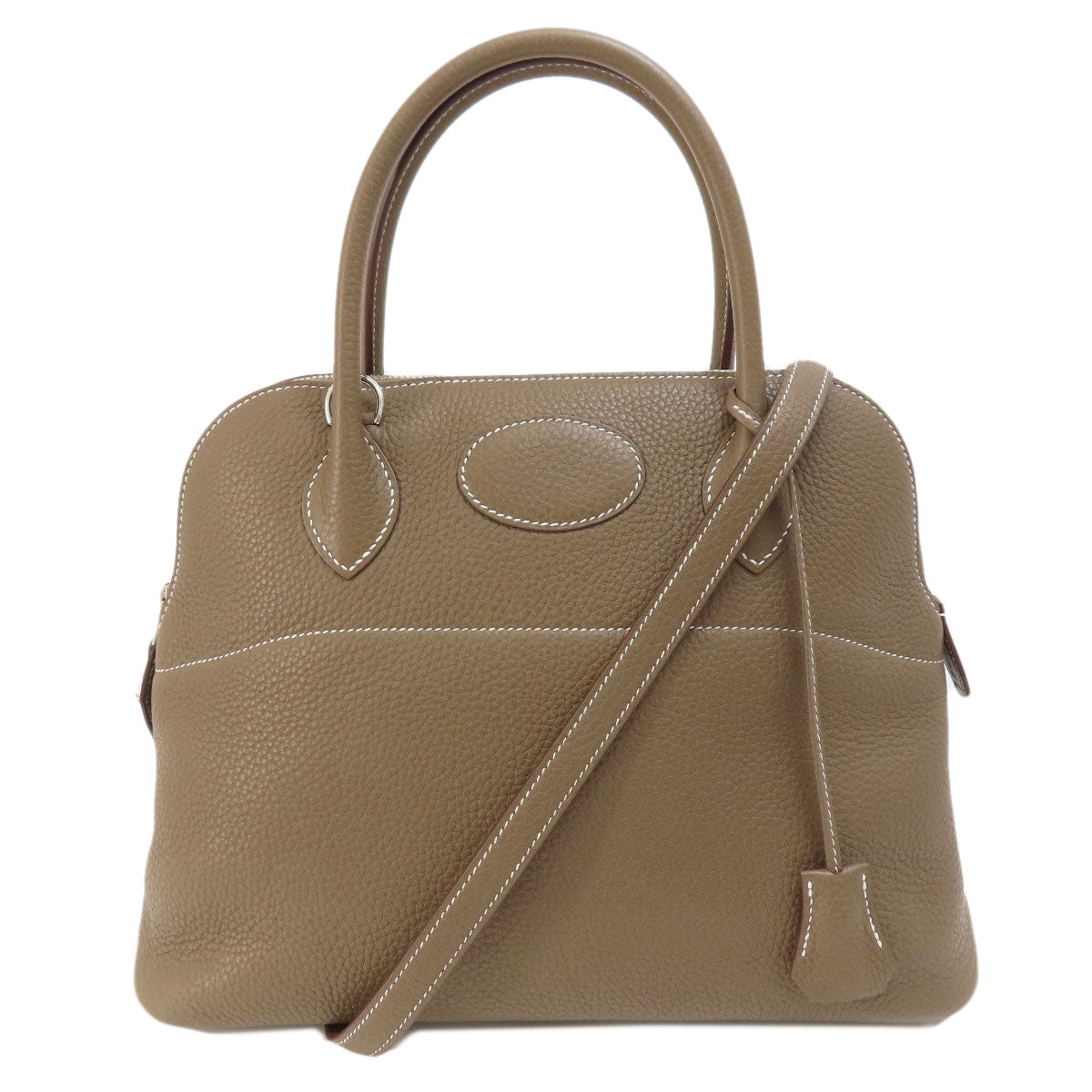 HERMES Bolide31 Etoupe Etoupe SilverHardware Handbag Taurillon Clemence Ladies [Used]