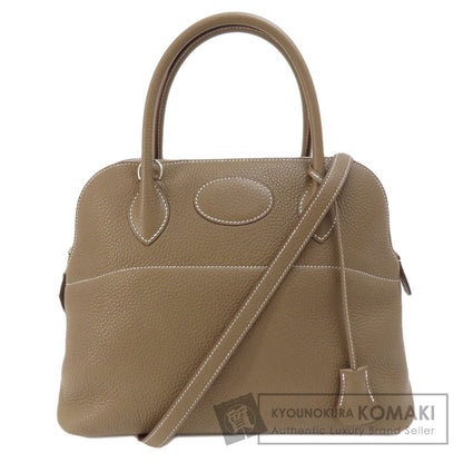 HERMES Bolide31 Etoupe Etoupe SilverHardware Handbag Taurillon Clemence Ladies [Used]
