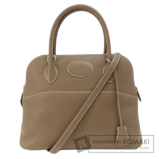 HERMES Bolide31 Etoupe Etoupe SilverHardware Handbag Taurillon Clemence Ladies [Used]