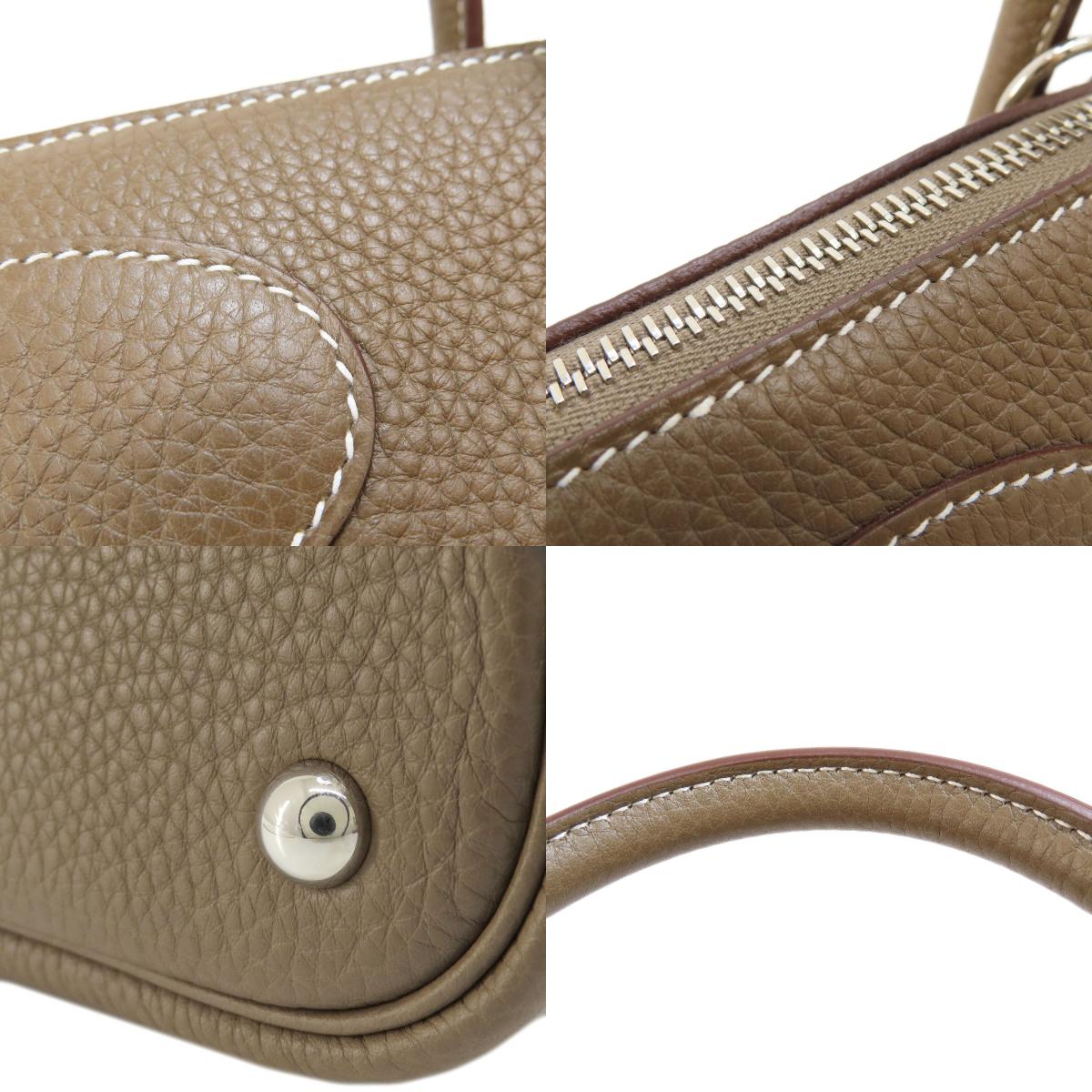 HERMES Bolide31 Etoupe Etoupe SilverHardware Handbag Taurillon Clemence Ladies [Used]