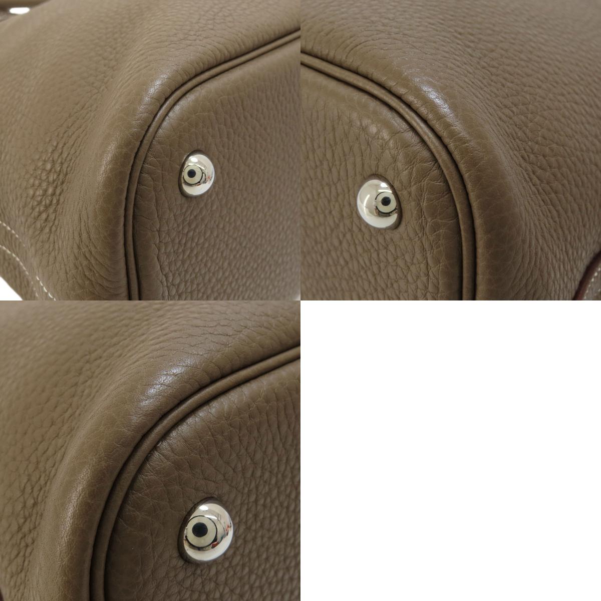 HERMES Bolide31 Etoupe Etoupe SilverHardware Handbag Taurillon Clemence Ladies [Used]