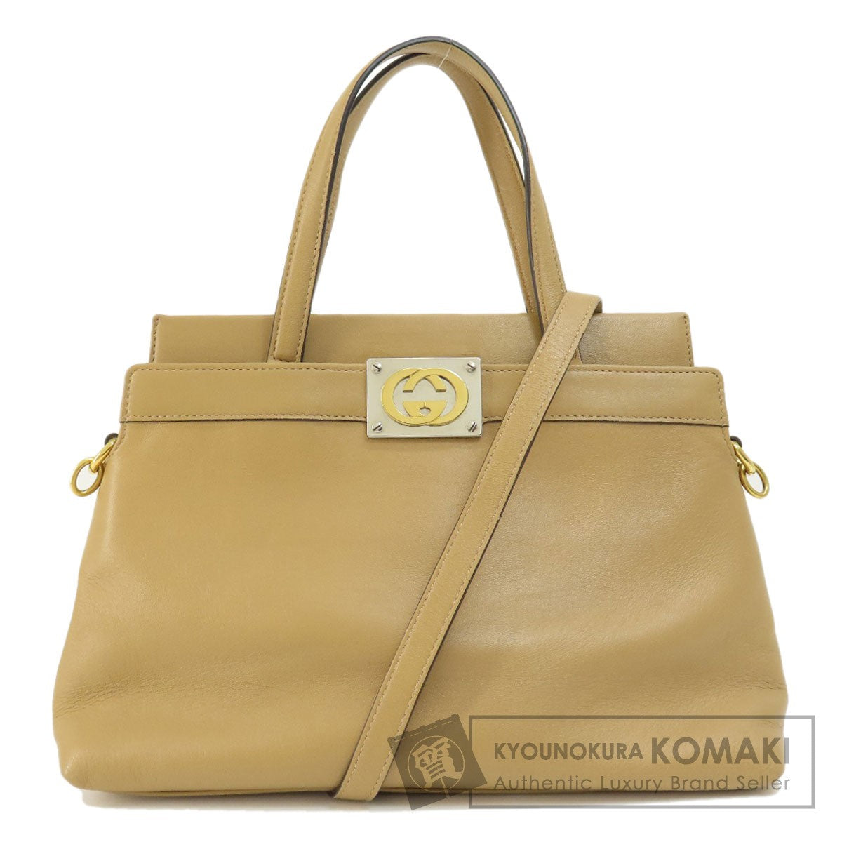 GUCCI 631663 2WAY Handbag Leather Ladies [Used]