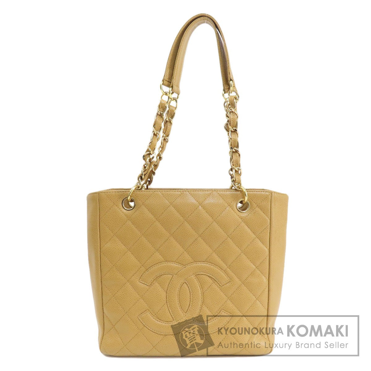 CHANEL Chain bag Matelasse Gold Hardware Tote Bag Grained Calfskin Skin Ladies [Used]