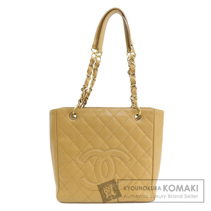 CHANEL   Tote Bag Chain bag Matelasse Gold Hardware Caviar skin Ladies