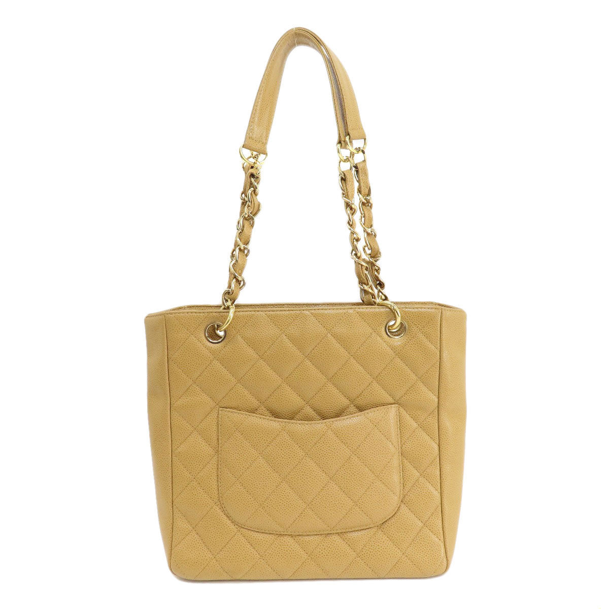 CHANEL Chain bag Matelasse Gold Hardware Tote Bag Grained Calfskin Skin Ladies [Used]