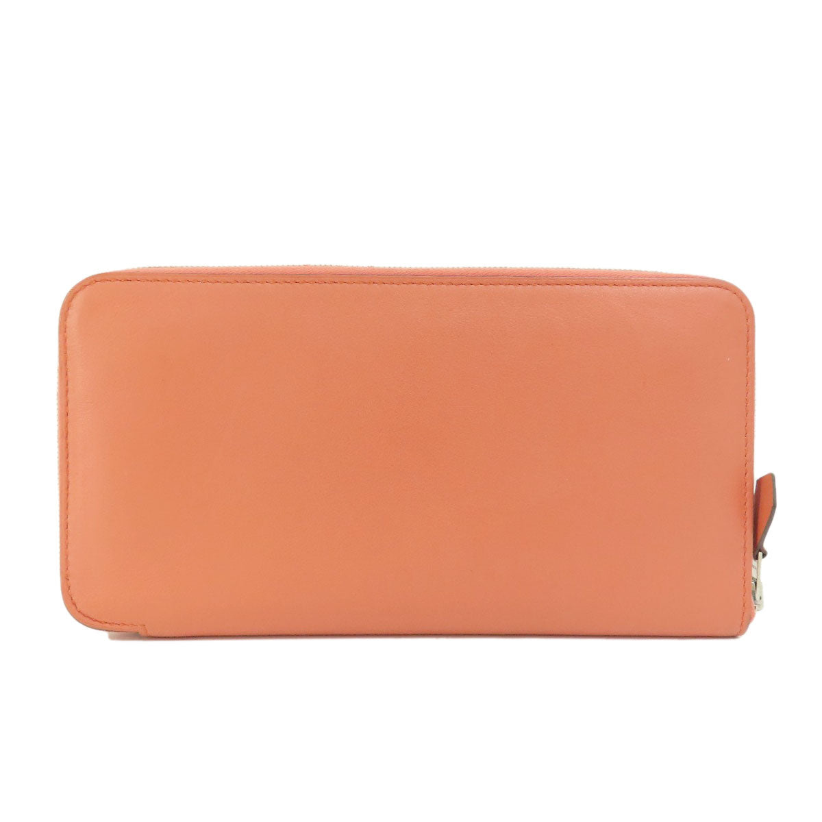 HERMES   Long wallet (with coin pocket) Azap Classic Pink SilverHardware Swift Ladies