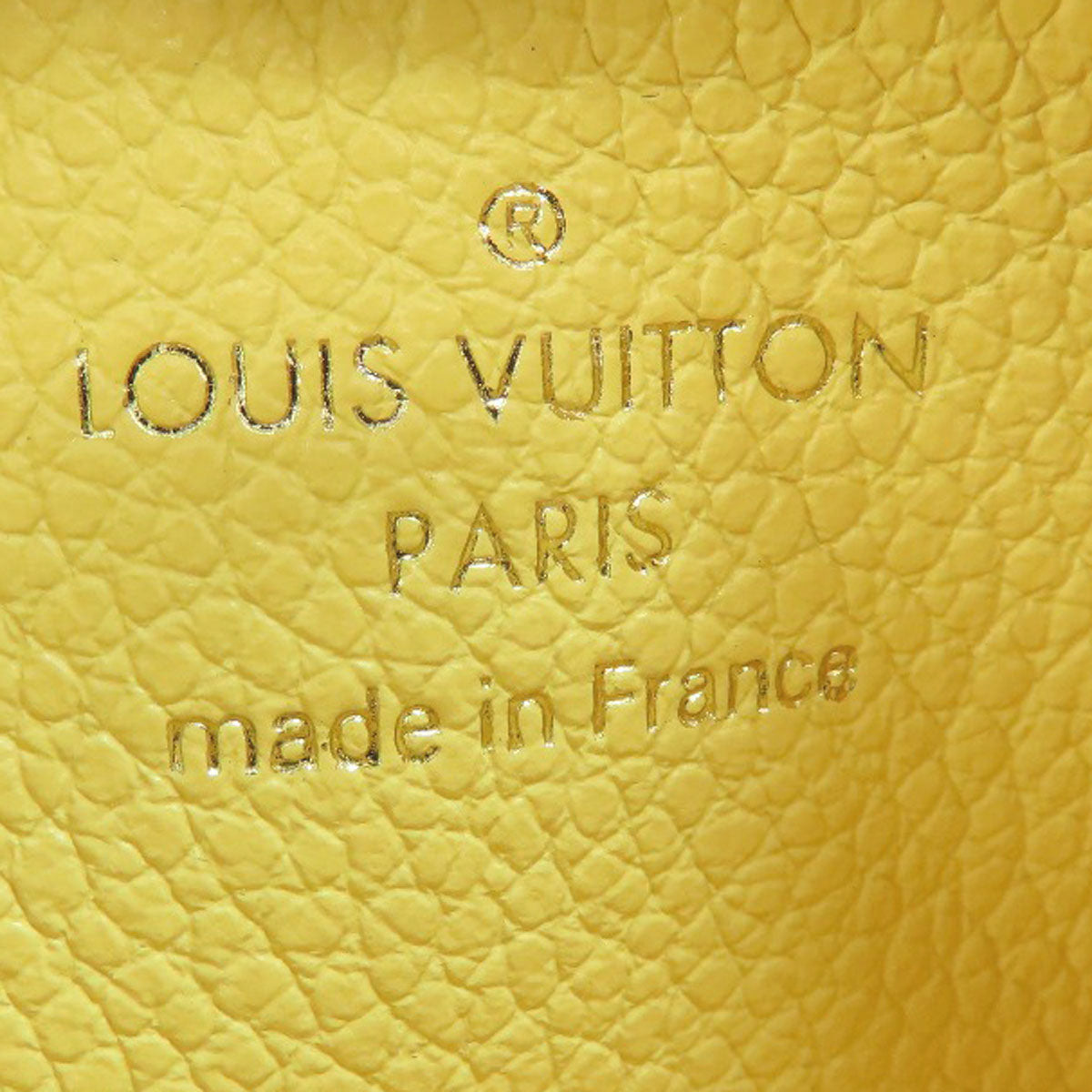 LOUIS VUITTON  M82044 Card Case Porto Carte Romy Jaune Empreinte Ladies