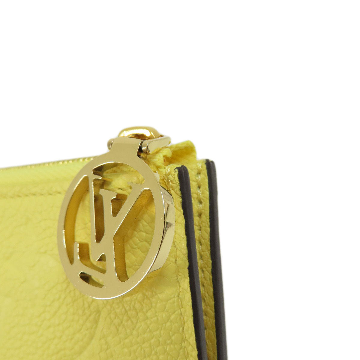 LOUIS VUITTON  M82044 Card Case Porto Carte Romy Jaune Empreinte Ladies