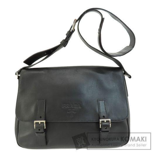 PRADA  VA0596 Shoulder Bag logo Leather Ladies