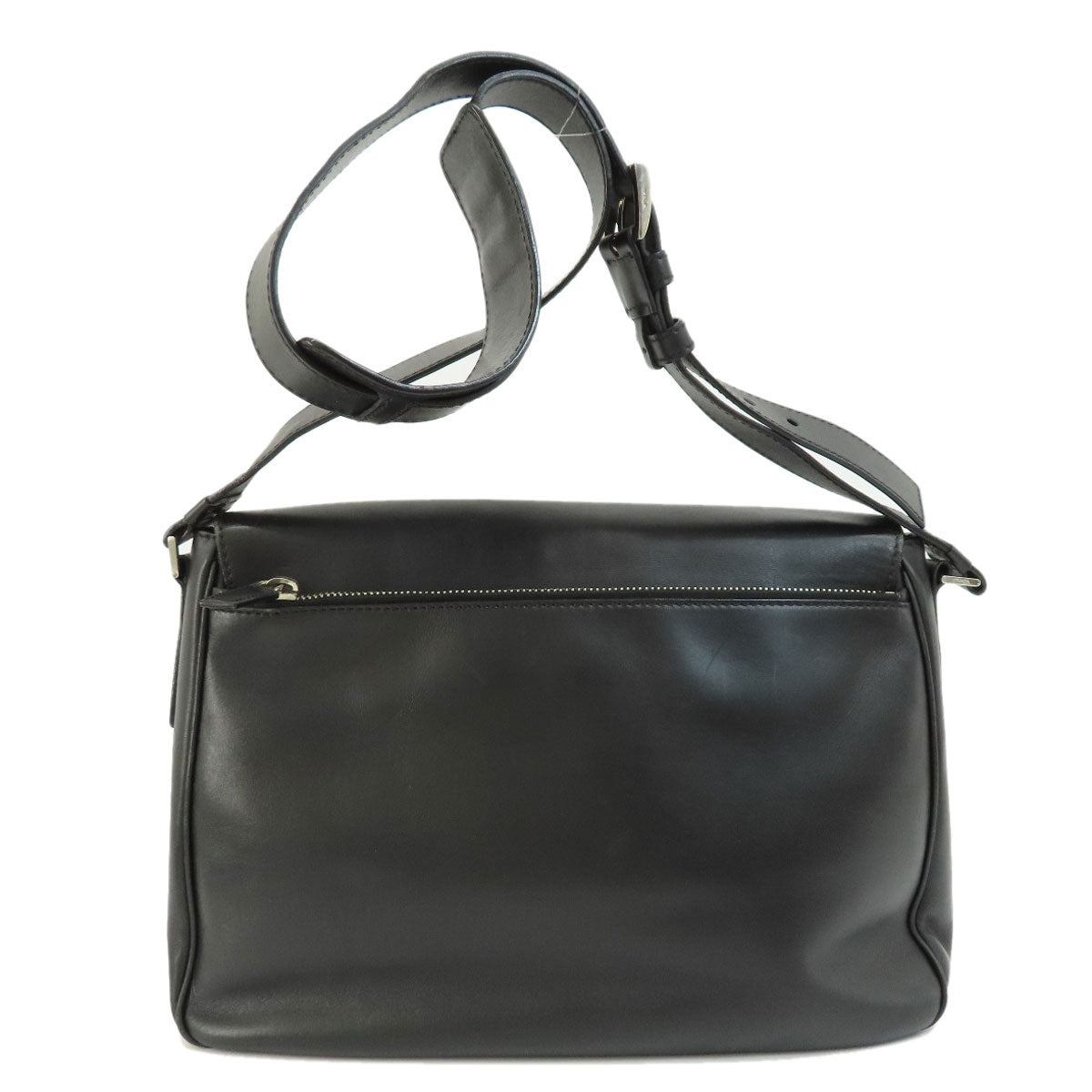 PRADA  VA0596 Shoulder Bag logo Leather Ladies