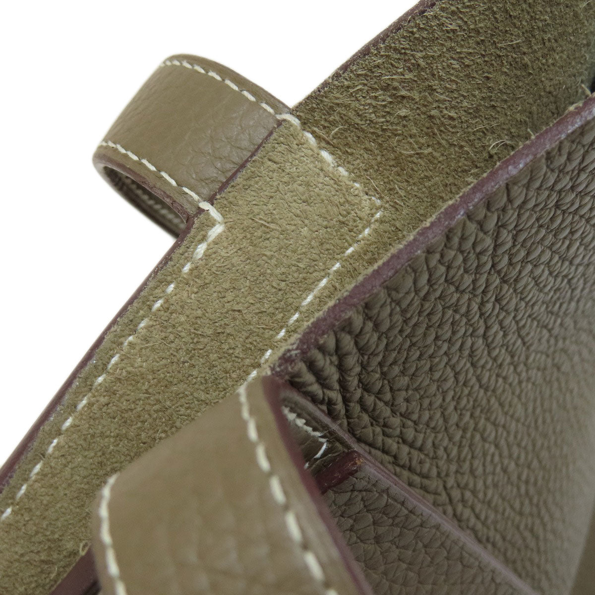 HERMES Cabasserie 31 Etoupe Etoupe Tote Bag Taurillon Clemence Ladies [Used]