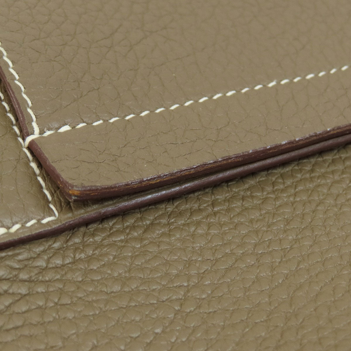 HERMES Cabasserie 31 Etoupe Etoupe Tote Bag Taurillon Clemence Ladies [Used]