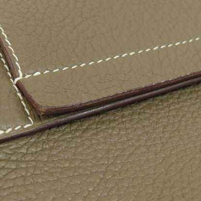 HERMES Cabasserie 31 Etoupe Etoupe Tote Bag Taurillon Clemence Ladies [Used]