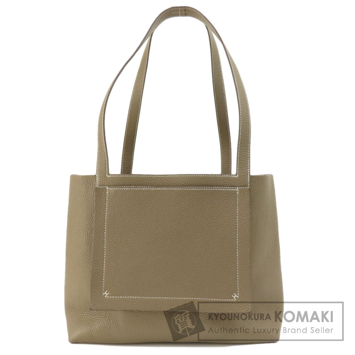 HERMES   Tote Bag Cabasserie 31 Etoupe Etoupe Taurillon Clemence Ladies