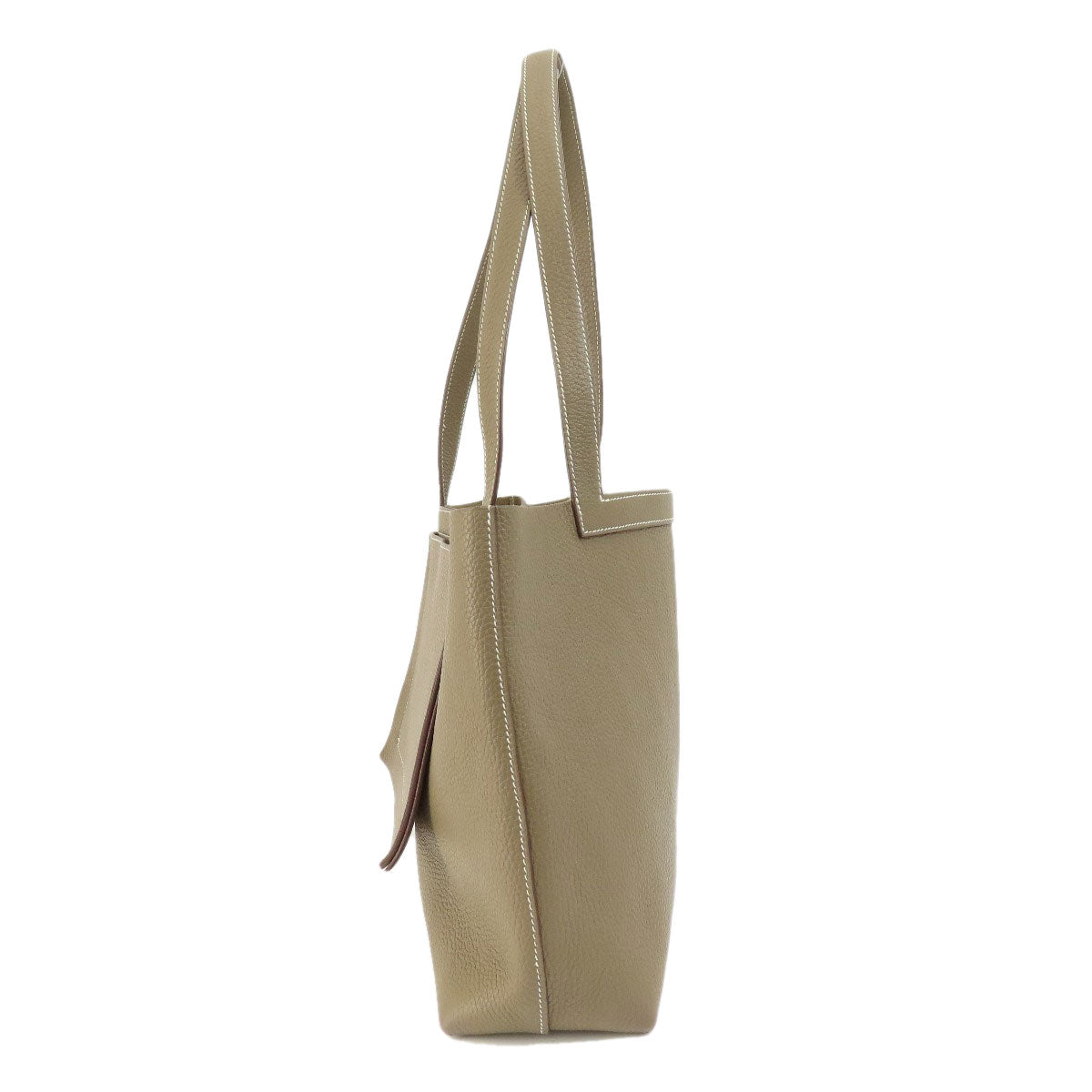 HERMES Cabasserie 31 Etoupe Etoupe Tote Bag Taurillon Clemence Ladies [Used]