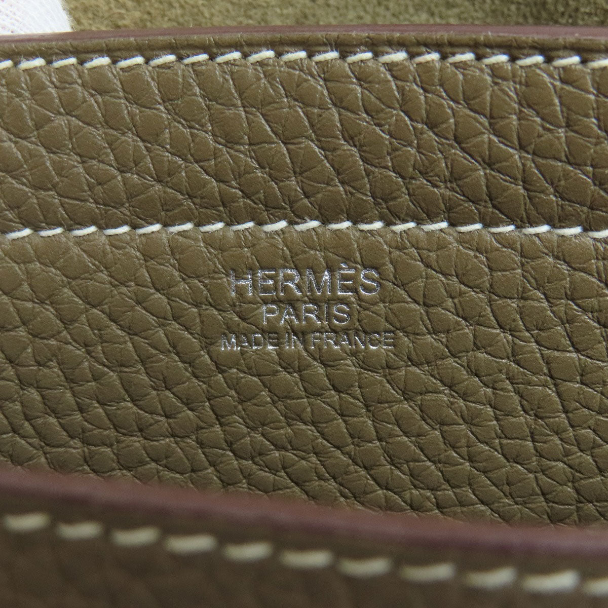 HERMES Cabasserie 31 Etoupe Etoupe Tote Bag Taurillon Clemence Ladies [Used]
