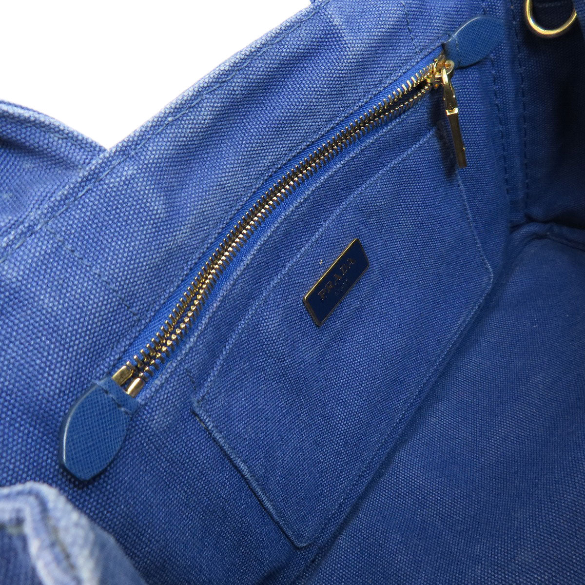 PRADA B2439G Canapa mini 2 WAY Handbag Canvas Ladies [Used]