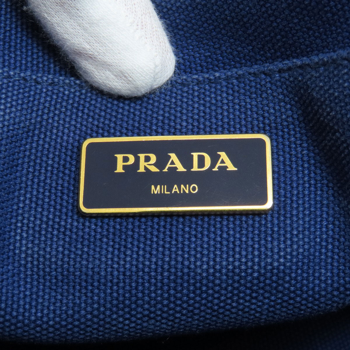 PRADA  B2439G Handbag Canapa mini 2 WAY Canvas Ladies