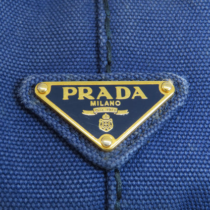 PRADA B2439G Canapa mini 2 WAY Handbag Canvas Ladies [Used]