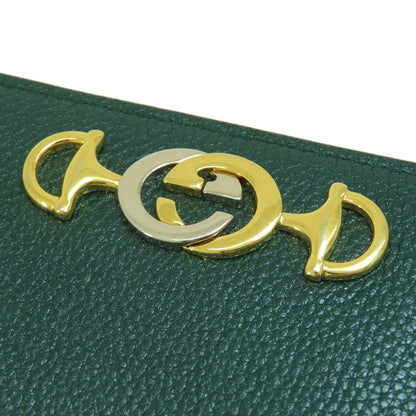 GUCCI  570660 Bifold Wallet with Coin Pocket Zumi Chain Wallet Leather Ladies