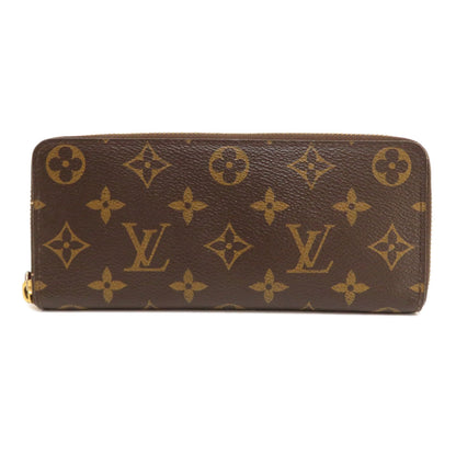 LOUIS VUITTON  M60742 Long wallet (with coin pocket) Portefeiulle / Clemence Monogram Fuchsia Monogram canvas Ladies