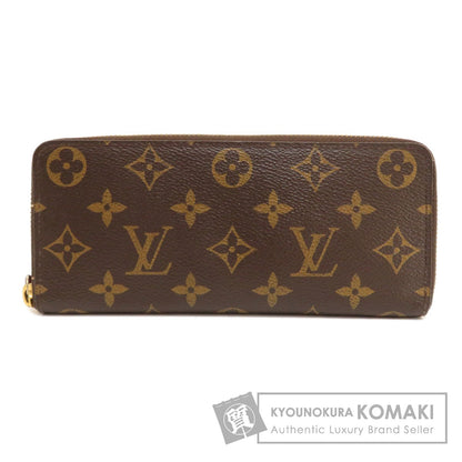 LOUIS VUITTON  M60742 Long wallet (with coin pocket) Portefeiulle / Clemence Monogram Fuchsia Monogram canvas Ladies