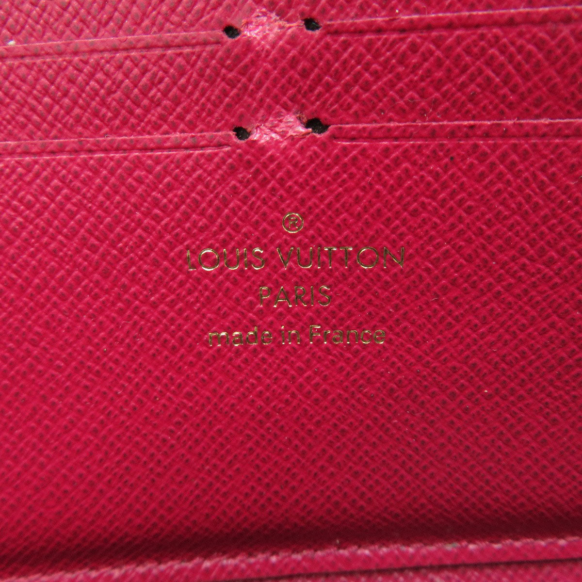 LOUIS VUITTON  M60742 Long wallet (with coin pocket) Portefeiulle / Clemence Monogram Fuchsia Monogram canvas Ladies