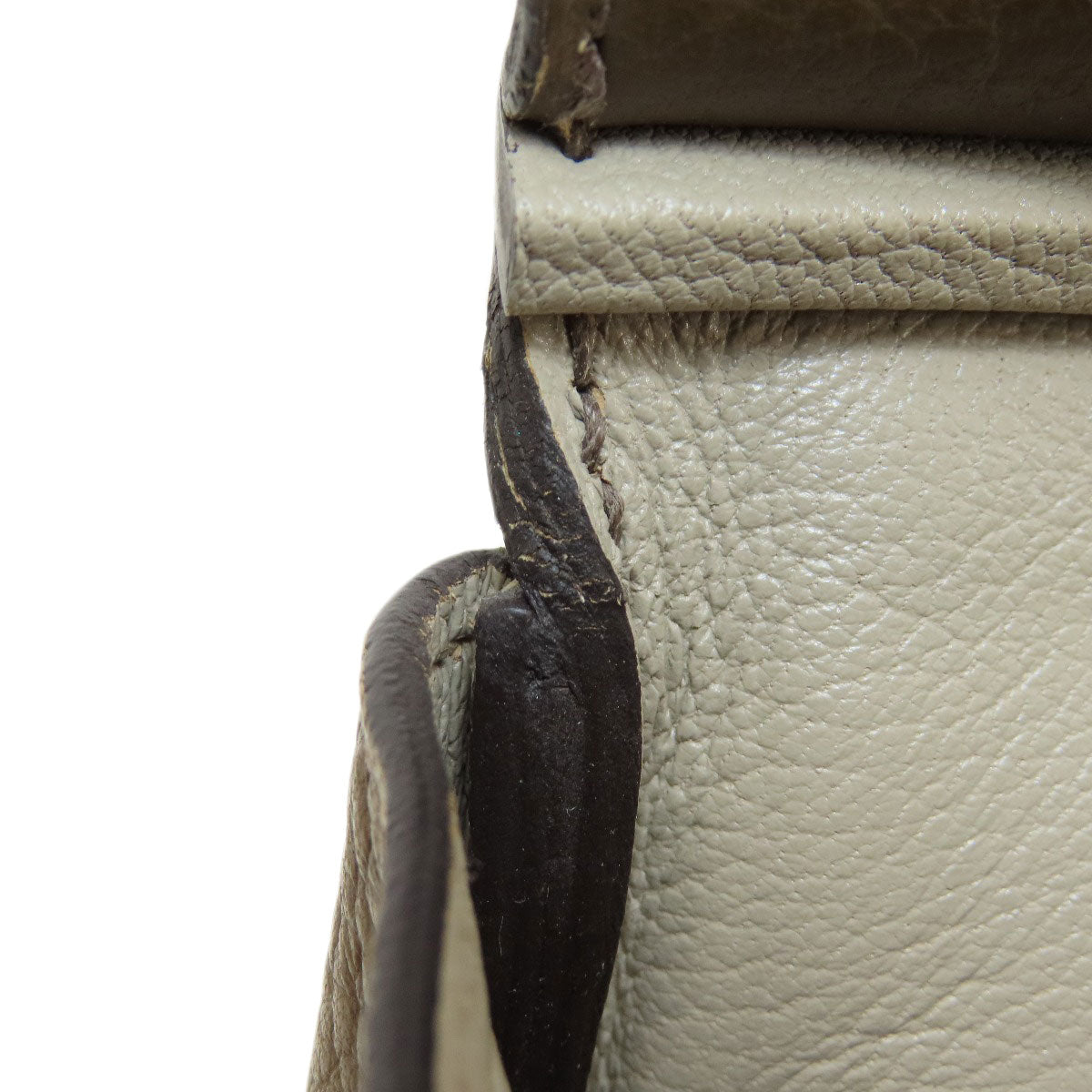 HERMES Birkin 30 Taupe SilverHardware Handbag Taurillon Clemence Ladies [Used]