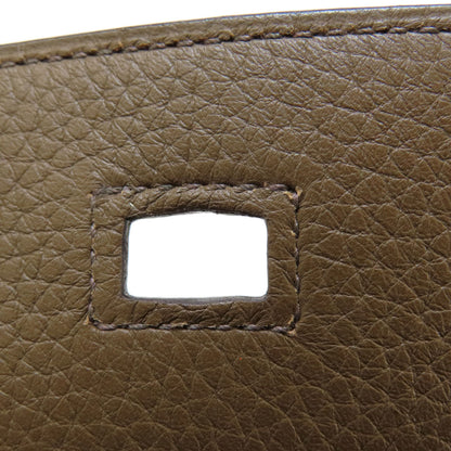HERMES Birkin 30 Taupe SilverHardware Handbag Taurillon Clemence Ladies [Used]