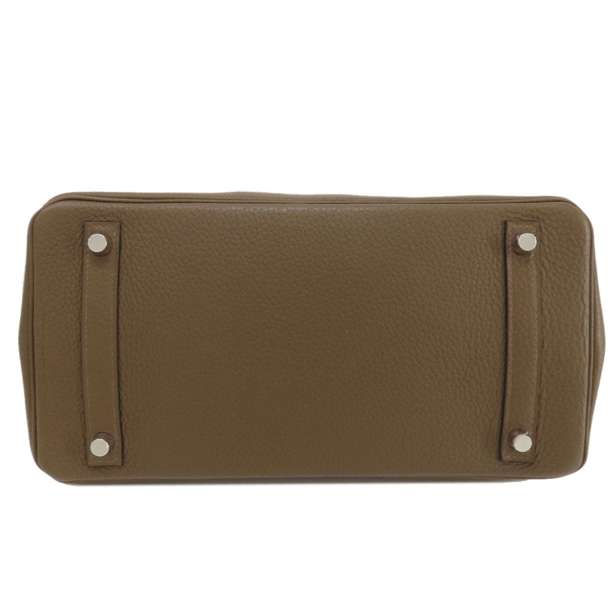 HERMES Birkin 30 Taupe SilverHardware Handbag Taurillon Clemence Ladies [Used]