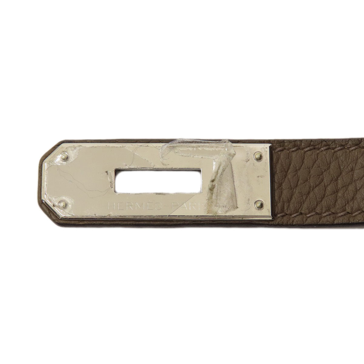 HERMES Birkin 30 Taupe SilverHardware Handbag Taurillon Clemence Ladies [Used]