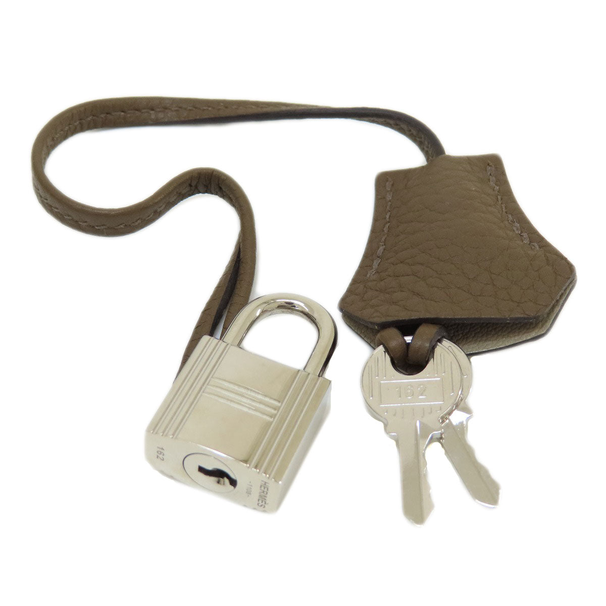 HERMES Birkin 30 Taupe SilverHardware Handbag Taurillon Clemence Ladies [Used]