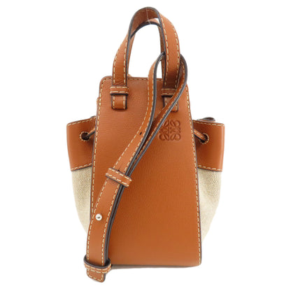 LOEWE Hammock 2WAY Handbag Canvas CalfLadies [Used]