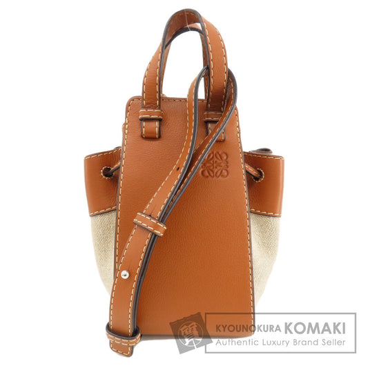 LOEWE Hammock 2WAY Handbag Canvas CalfLadies [Used]