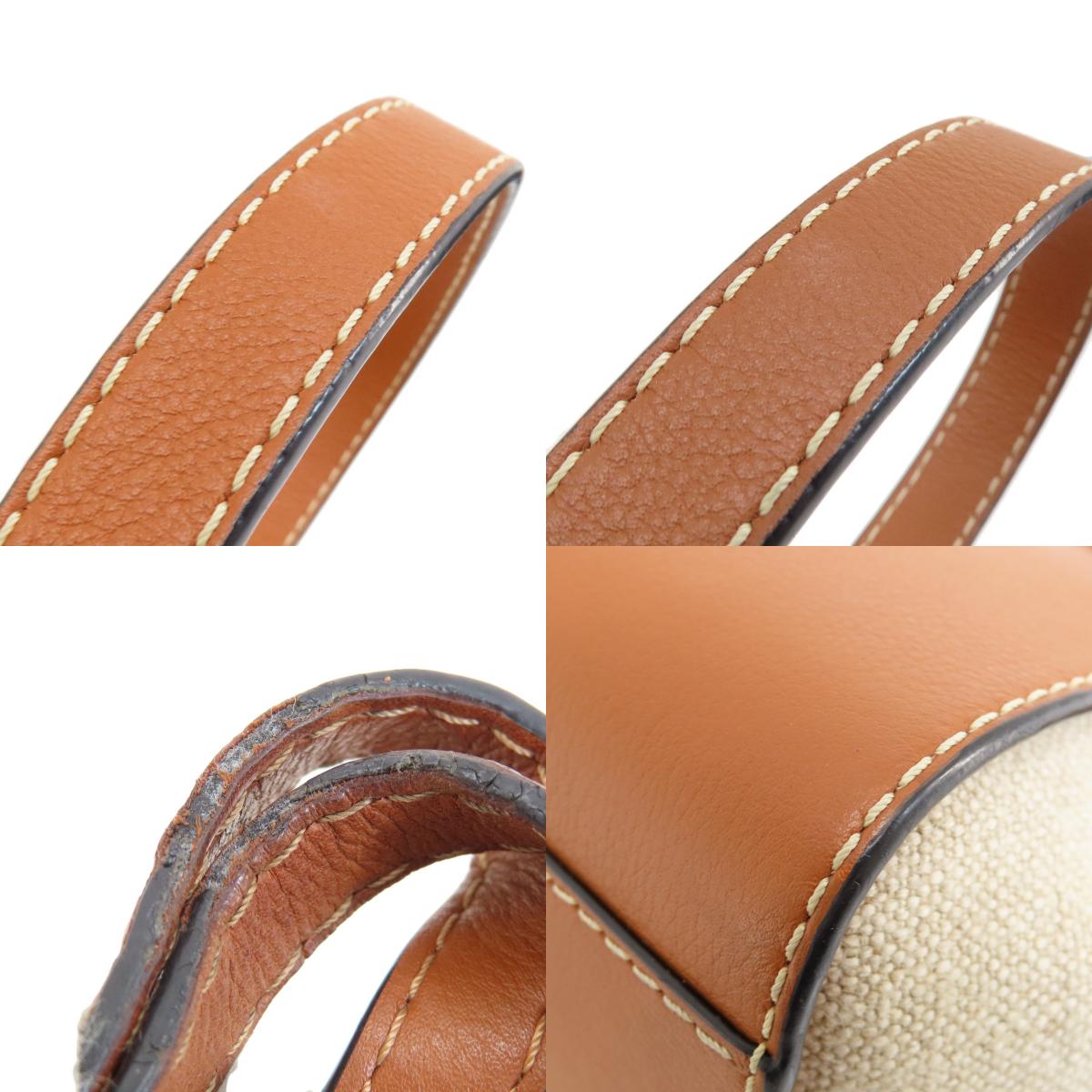 LOEWE Hammock 2WAY Handbag Canvas CalfLadies [Used]