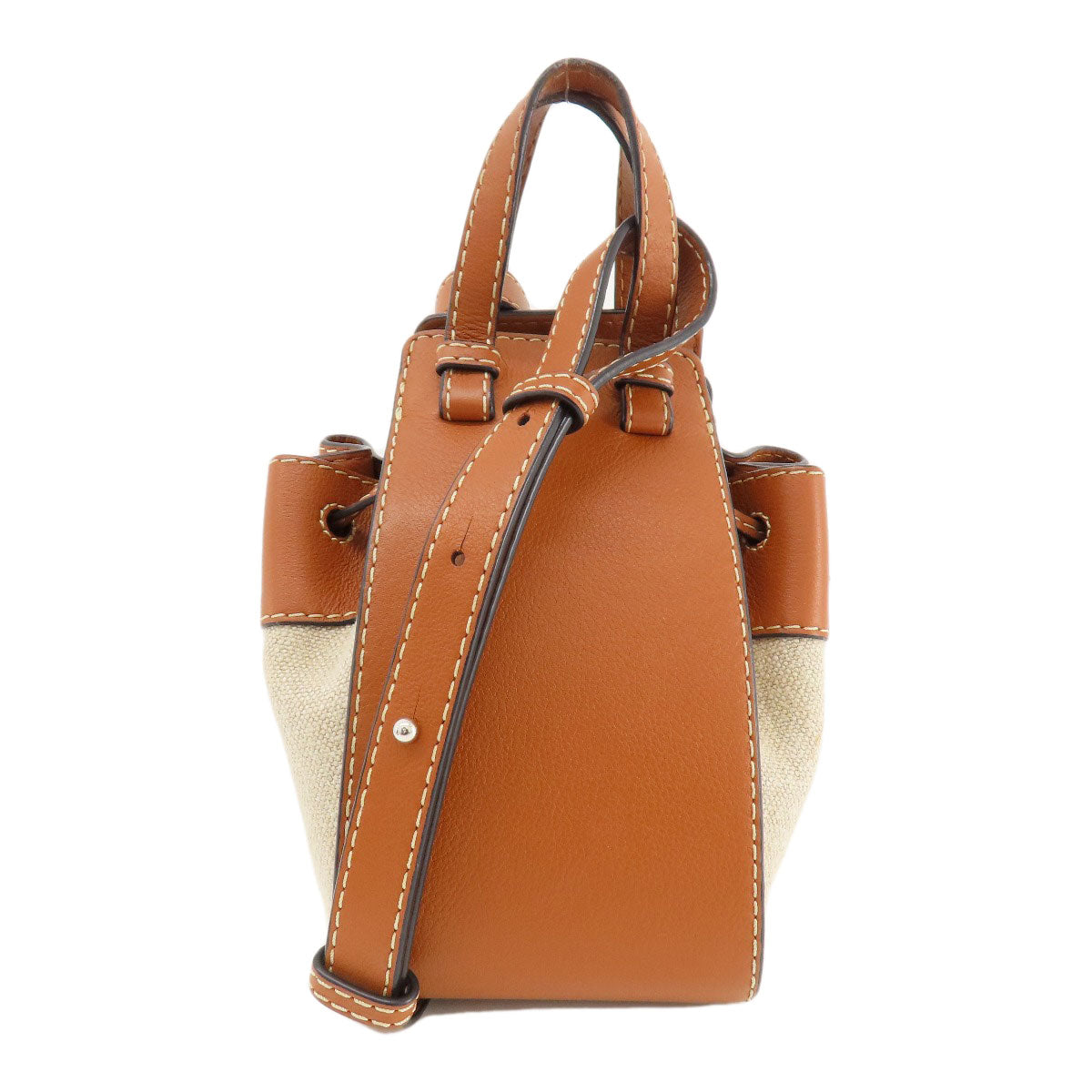 LOEWE Hammock 2WAY Handbag Canvas CalfLadies [Used]