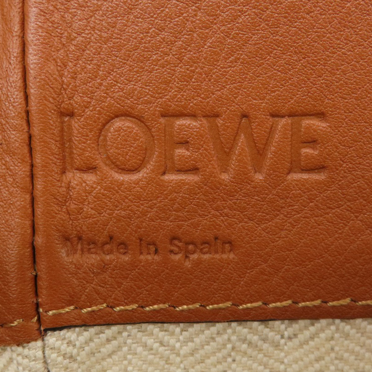 LOEWE Hammock 2WAY Handbag Canvas CalfLadies [Used]