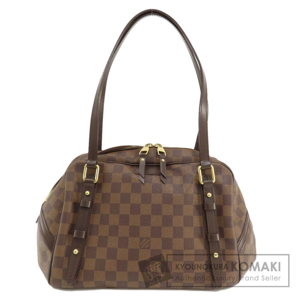 LOUIS VUITTON  N41158 Handbag Rivington GM Damier Ebene Damier canvas Ladies