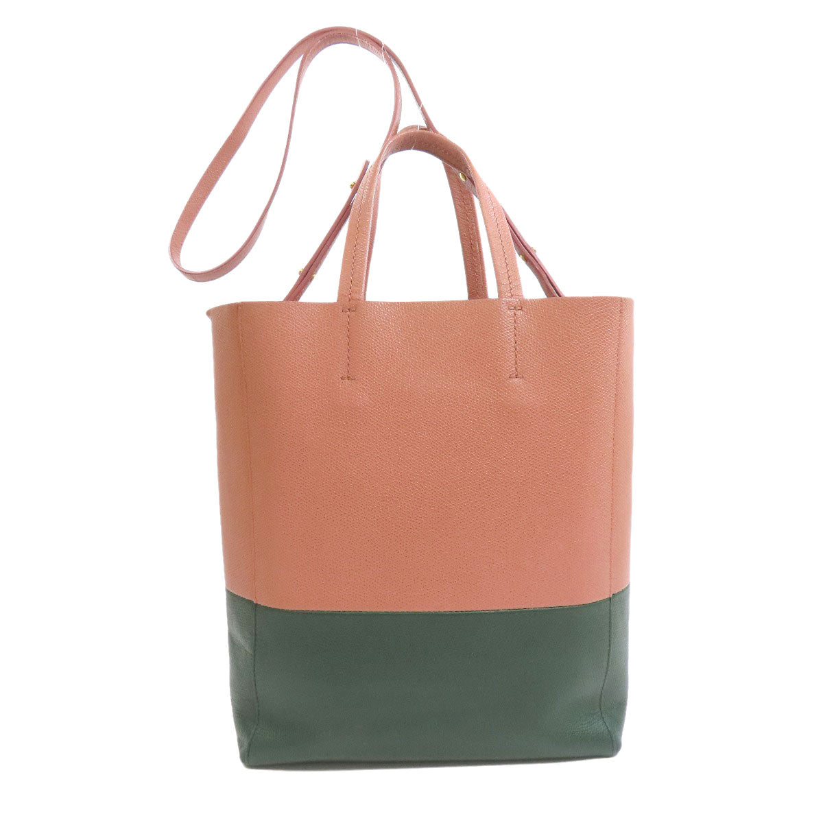 CELINE Vertical Cabas 2WAY Tote Bag Leather Ladies [Used]