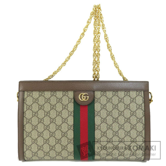 GUCCI  503876 Shoulder Bag Offdia Medium GG Sherry Line PVC LeatherLadies